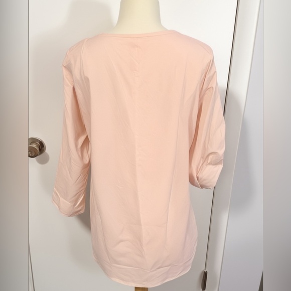 Pink Tunic Zippered Pullover Top NWOT - Picture 4 of 7